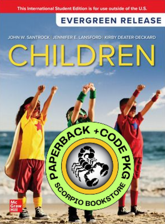 *PRE-ORDER, APPROX 7-10 BUSINESS DAYS* Children 2024 Release + Connect by John W. Santrock 9781264796618 [ZZ]