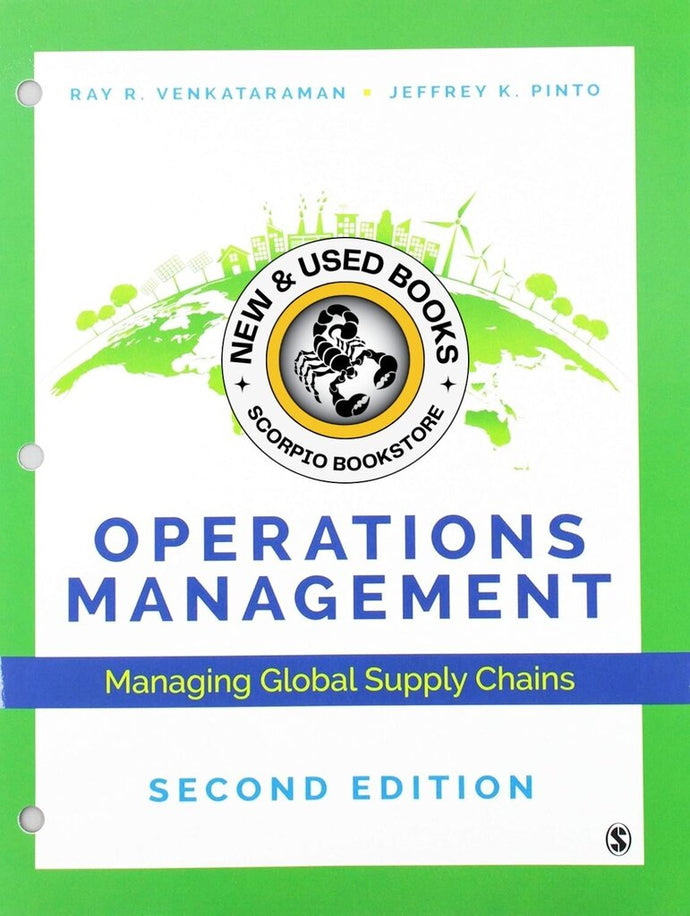 *PRE-ORDER, APPROX 7-10 BUSINESS DAYS* Operations Management 2nd Edition by Ray R. Venkataraman LOOSELEAF 9781544339405