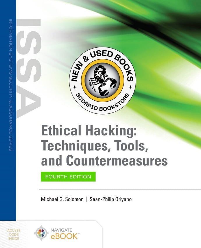 *PRE-ORDER, APPROX 7-10 BUSINESS DAYS* Ethical Hacking 4th Edition by Michael G. Solomon 9781284248999 [ZZ]