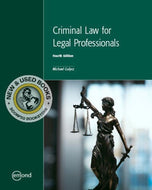 Criminal Law for Legal Professionals 4th Edition by Michael Gulycz 9781774627570 *133c [ZZ]