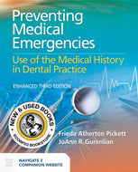 *PRE-ORDER, APPROX 7-10 BUSINESS DAYS* Preventing Medical Emergencies 3rd Edition by Frieda Atherton Pickett 9781284241013 [ZZ]
