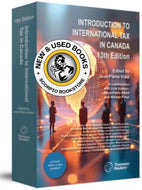 *PRE-ORDER, APPROX 4-6 BUSINESS DAYS* Introduction to International Tax in Canada 13th Edition by Jean-Pierre Vidal 9781038215444 *FINAL SALE* [ZZ]