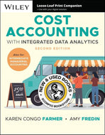 *PRE-ORDER, APPROX 7-10 BUSINESS DAYS* Cost Accounting 2nd Edition by Karen Congo Farmer LOOSELEAF 9781394326808 [ZZ]