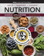 *PRE-ORDER, APPROX 7-10 BUSINESS DAYS* Nutrition 3rd Edition by Lori A. Smolin LOOSELEAF 9781119577546 [ZZ]