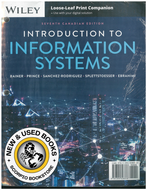 Introduction to Information Systems 7th edition by Kelly Rainer LOOSELEAF 9781394328376 *109e [ZZ]