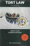 *PRE-ORDER, APPROX 4-6 BUSINESS DAYS* Tort Law 7th Edition + Proview by Lewis N. Klar STUDENT EDITION 9780779899623 *FINAL SALE*