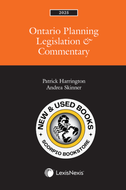 *PRE-ORDER, APPROX 4-6 BUSINESS DAYS* Ontario Planning Legislation & Commentary 2025 Edition by Patrick Harrington 9780433538707 *FINAL SALE* [ZZ]