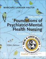*PRE-ORDER, APPROX 7-10 BUSINESS DAYS* Varcarolis' Foundations of Psychiatric-Mental Health Nursing 10th Edition by Margaret Jordan Halter 9780443127236 [ZZ]