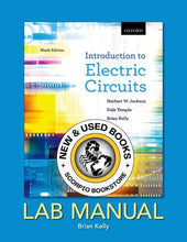Load image into Gallery viewer, Introduction to Electric Circuits Updated 9th Edition + LAB MANUAL by Herbert W. Jackson 9780199020485 (USED:VERYGOOD; workbook has pen writings) *89d
