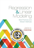 *PRE-ORDER, APPROX 4-6 BUSINESS DAYS* Regression & Linear Modeling by Jason W. Osborne 9781506302768 [ZZ]