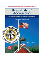 *PRE-ORDER, APPROX 7-10 BUSINESS DAYS* Essentials of Accounting for Governmental and Not-for-Profit Organizations 15th Edition by Paul A. Copley 9781265167691 [ZZ]