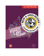 Canadian Business Law Today 2026 Release by Nancy Breen 9781265707354 *116g [ZZ]