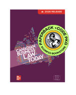 *PRE-ORDER, APPROX 7-10 BUSINESS DAYS* Canadian Business Law Today 2026 Release + Connect by Nancy Breen 9781266299261