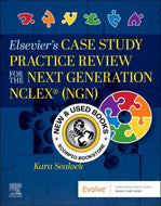 *PRE-ORDER, APPROX 2-4 BUSINESS DAYS* Elsevier's Case Study Practice Review for the Next Generation NCLEX (NGN) by Kara Sealock 9780443122941 [ZZ]