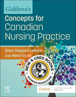 *PRE-ORDER, APPROX 2-4 BUSINESS DAYS* Giddens's Concepts for Canadian Nursing Practice (with eBook Access on VitalSource) by Debra (Debbie) Sheppard-LeMoine 9780323872539 [ZZ]