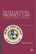 *PRE-ORDER, APPROX 7-10 BUSINESS DAYS* Intellectual Property Law 3rd Edition by David Vaver 9781049801483