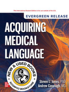 *PRE-ORDER, APPROX 7-10 BUSINESS DAYS* Acquiring Medical Language 2026 Release by Steven L. Jones 9781266185915 [ZZ]