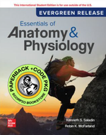 *PRE-ORDER, APPROX 7-10 BUSINESS DAYS* Essentials of Anatomy & Physiology 2025 Release + Connect by Kenneth S. Saladin PKG 9781265378486 [ZZ]