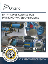 Load image into Gallery viewer, Entry Level Course for Drinking Water Operators Textbook + Workbook + Self Study Workbook PKG 013403755 (USED:LIKE NEW) *138hbk
