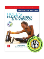 Hole's Human Anatomy & Physiology 2024 Release + Connect by Charles Welsh PKG 9781264808151 *FINAL SALE* *118d [ZZ]