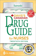 *PRE-ORDER, APPROX 2-4 BUSINESS DAYS* Davis's Canadian Drug Guide for Nurses 20th edition by Cynthia A. Sanoski 9781719653893 [ZZ]