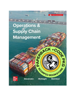 *PRE-ORDER, APPROX 7 BUSINESS DAYS* Operations & Supply Chain Management 8th Edition + Connect by William J Stevenson 9781265851941 *125f [ZZ]