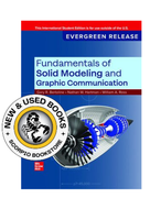 *PRE-ORDER, APPROX 7-10 BUSINESS DAYS* Fundamentals of Solid Modeling and Graphic Communication 2025 Release by Gary Robert Bertoline 9781264922253 [ZZ]