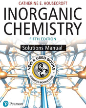 Load image into Gallery viewer, Inorganic Chemistry 5th edition +Solutions Manual by Catherine Housecroft PKG 9781292134147 (USED:LIKENEW) *104d
