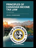 *PRE-ORDER, APPROX 4-6 BUSINESS DAYS* Principles of Canadian Income Tax Law 11th Edition + Proview by Joanne E. Magee STUDENT EDITION 9781038205667 *FINAL SALE* [ZZ]