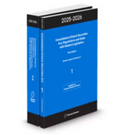 *PRE-ORDER, APPROX 4-6 BUSINESS DAYS* Consolidated Ontario Securities Act, Regulations and Rules with Related Legislation 2025-2026 79th Edition by Borden Ladner Gervais 9781038214805