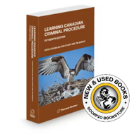 *PRE-ORDER, APPROX 4-6 BUSINESS DAYS* Learning Canadian Criminal Procedure 15th Edition + Proview by Don Stuart STUDENT EDITION 9781038215697 *FINAL SALE* [ZZ]