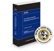 *PRE-ORDER, APPROX 4-6 BUSINESS DAYS* The 2026 Annotated Employment Insurance Act by T. Stephen Lavender 9781038215925 [ZZ]