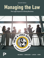 eTextbook for Managing the Law 7th Edition by Mitchell McInnes (180 days) 9780135436707 *FINAL SALE*