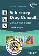 *PRE-ORDER, APPROX 7-10 BUSINESS DAYS* Blackwell's Five-Minute Veterinary Drug Consult by Lauren R. Forsythe 9781394271696 [ZZ]