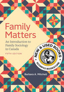 Family Matters 5th Edition by Barbara A. Mitchell 9781773385532 *5C