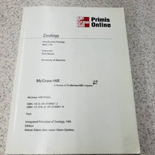 Load image into Gallery viewer, Introductory Zoology BIOL *110 by Barton 9780390189479 (USED:GOOD) *BC2
