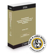 *PRE-ORDER, APPROX 4-6 BUSINESS DAYS* Consolidated Insurance Companies Act of Canada, Regulations and Guidelines 2026 by Nancy J. Carroll 9781038217493
