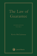 Load image into Gallery viewer, *PRE-ORDER, APPROX 4-6 BUSINESS DAYS* The Law of Guarantee 4th Edition Volume 1 + Volume 2 by Kevin P. McGuinness 9780433539810 [ZZ]
