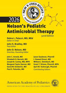 *PRE-ORDER, APPROX 2-4 BUSINESS DAYS* 2026 Nelson's Pediatric Antimicrobial Therapy 32nd Edition by Debra L Palazzi 9781610028813