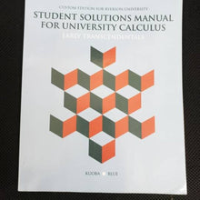 Load image into Gallery viewer, University Calculus Custom Edition for Ryerson University + Student Solutions Manual by Hass 9780136447375 (USED:VERYGOOD)
