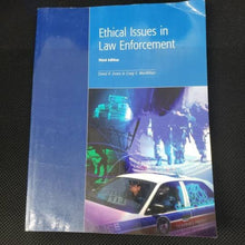 Load image into Gallery viewer, Ethical Issues in Law Enforcement 3rd Edition by David R. Evans 9781552392096 (USED:GOOD; liquid stains) *D15

