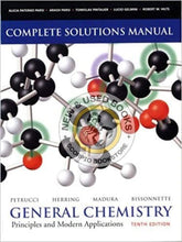 Load image into Gallery viewer, General Chemistry 10th Edition + COMPLETE SOLUTIONS MANUAL by Petrucci 9780132064521 (USED:GOOD) *D17
