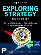 *PRE-ORDER, APPROX 10-15 BUSINESS DAYS, print-on-demand* Exploring Strategy Text and Cases 14th Edition by Richard Whittington 9781292741482 *FINAL SALE* [ZZ]