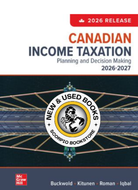 Canadian Income Taxation 2026/2027 - 2026 Release by William Buckwold 9781264879458 *ADJ