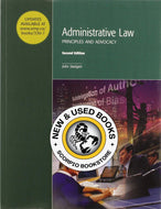 Administrative Law 2nd Edition John Swaigen 9781552393307 (USED:ACCEPTABLE; post its, highlights and writing) *D22