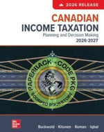 Canadian Income Taxation 2026/2027 - 2026 Release +Connect by William Buckwold PKG 9781266344954 *120f [ZZ]