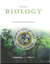 Load image into Gallery viewer, Biology Volume 1 + 2 CUSTOM by Neil A. Campbell 9780536455888 (USED:ACCEPTABLE; highlights) *D
