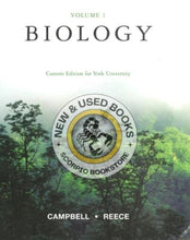 Load image into Gallery viewer, Biology Volume 1 + 2 CUSTOM by Neil A. Campbell 9780536455888 (USED:ACCEPTABLE; highlights) *D
