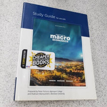 Load image into Gallery viewer, Study Guide for use with Principles of Macroeconomics 7th Canadian Edition by N. Gregory Mankiw 9780176745417 (USED:GOOD; minor writing and water damage) *
