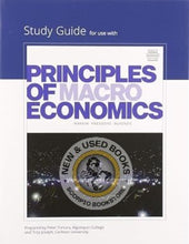 Load image into Gallery viewer, Principles of Macroeconomics 8th Canadian Edition + Study Guide by N. Gregory Mankiw 9780176872830 (USED:GOOD; writing) *
